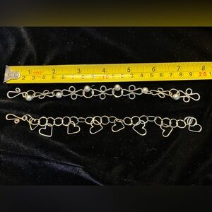 Jenni K Two SS and SS/Gold -Filled Bracelets 8 inches